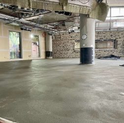 B Doherty Mobile Screed Factory | The Sidings Final pour for Collen Construction | EB5 Rapid Drying Screed